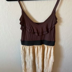 Flutter Top Two Toned Dress